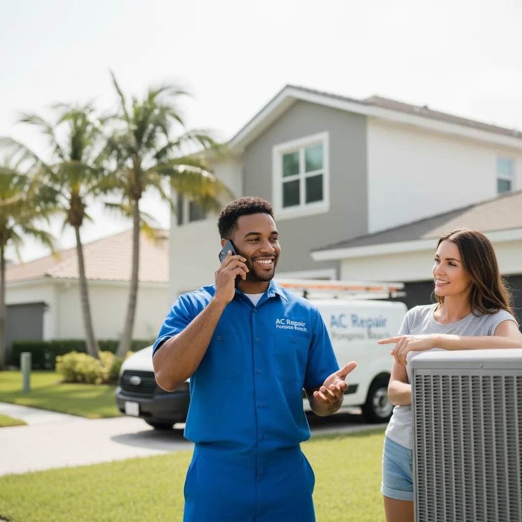 AC Repair Pompano Beach customer support in Parkland